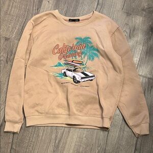 Gildan Tan Crewneck Sweater